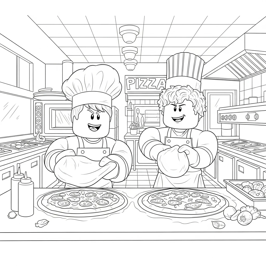 Desenhos de Roblox para imprimir e colorir