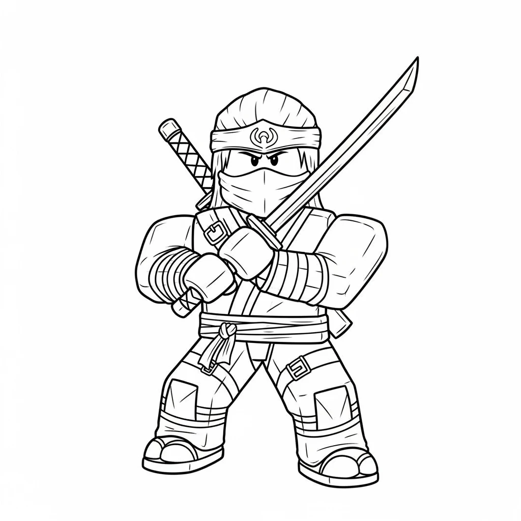 Desenhos de Roblox para imprimir e colorir