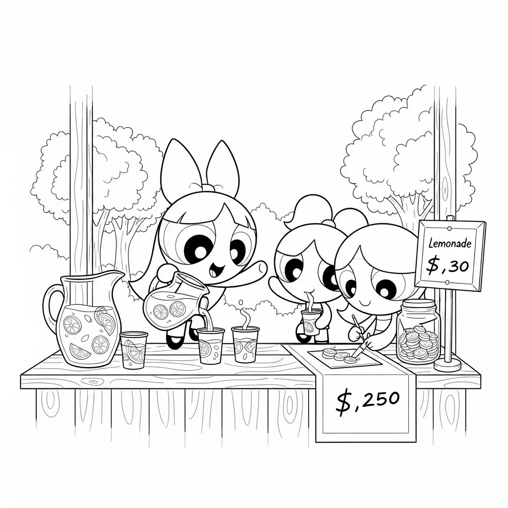 Desenhos para Colorir das Meninas Superpoderosas – Cenas Divertidas para Imprimir