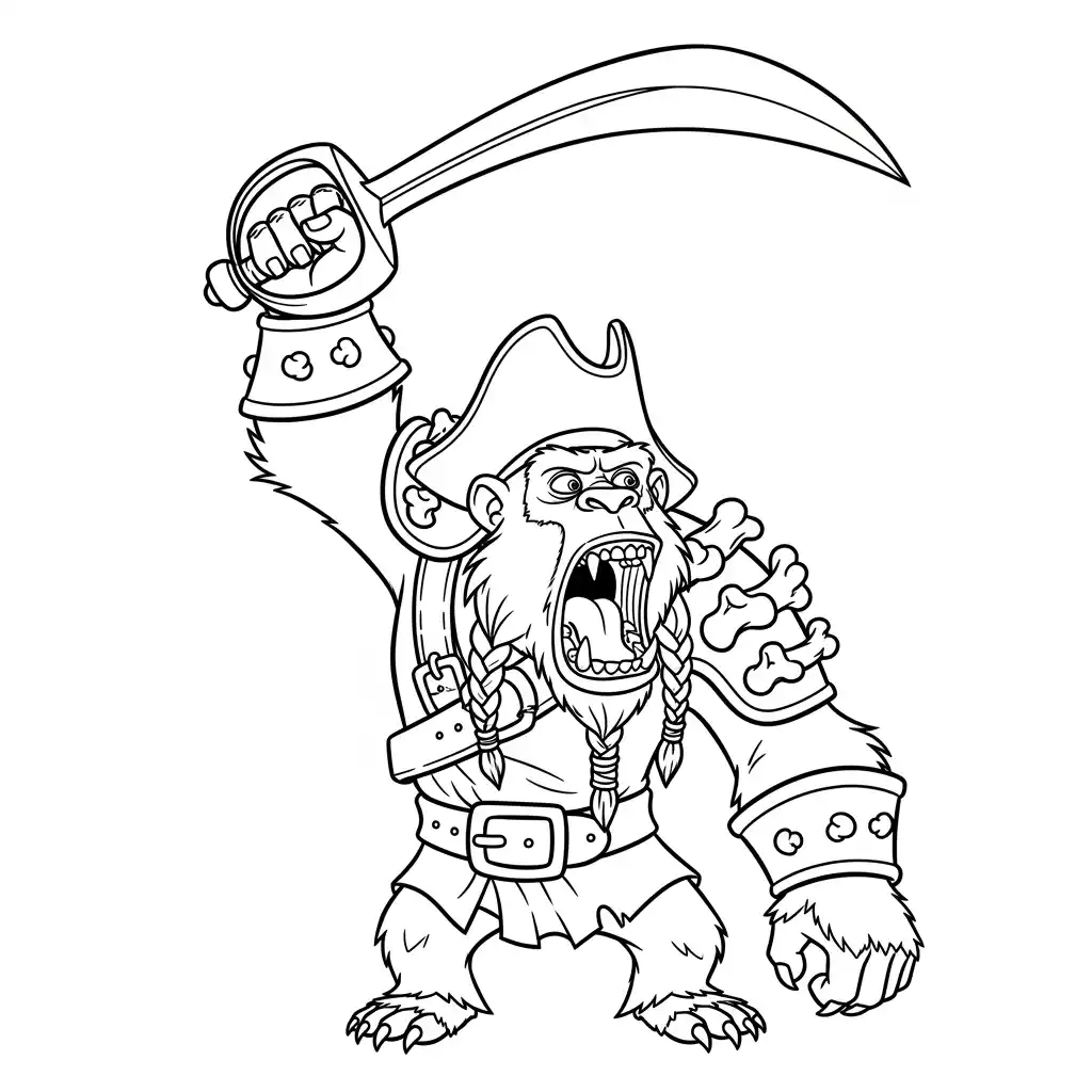 Desenho da Era do Gelo para colorir com Manny, Sid, Diego e Scrat em preto e branco