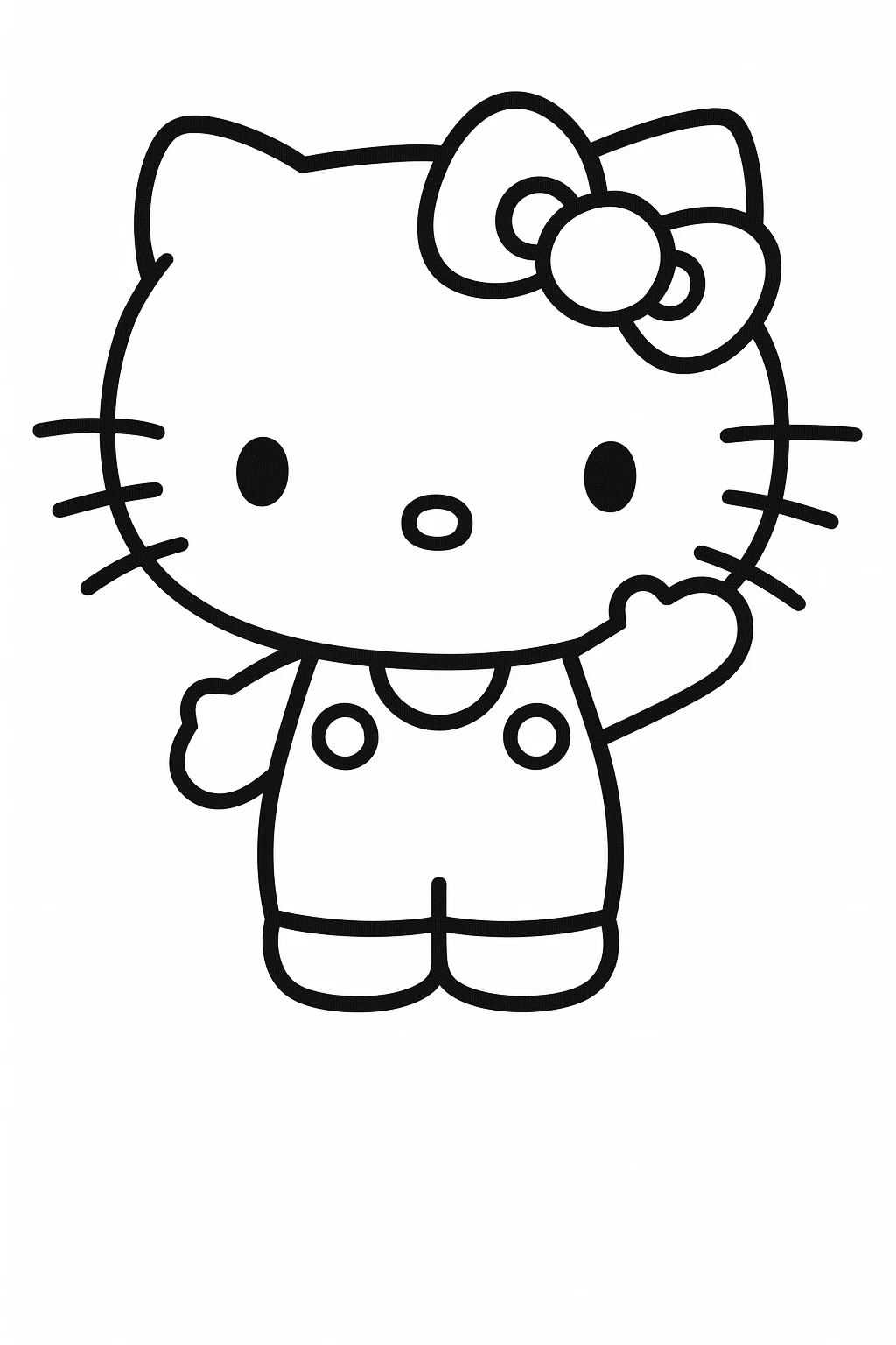Desenhos da Hello Kitty para Imprimir e Colorir