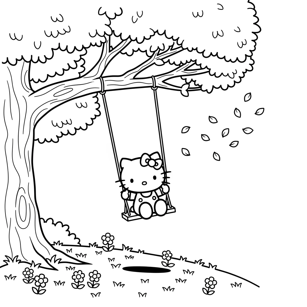 Desenhos da Hello Kitty para Imprimir e Colorir