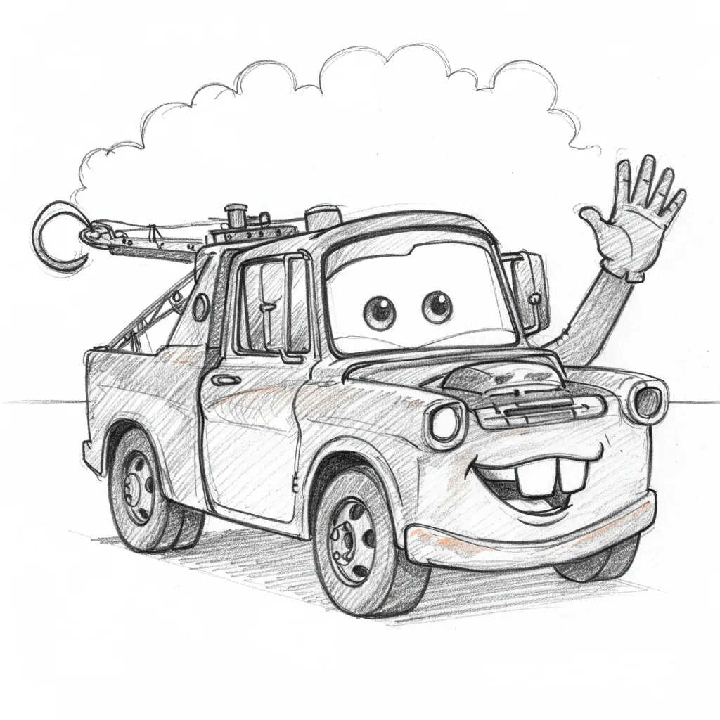 Relâmpago McQueen para colorir — Desenhos incríveis da série Carros