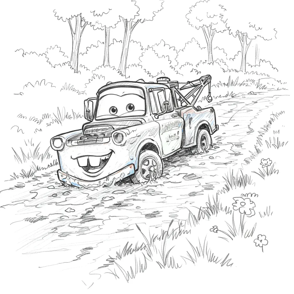 Relâmpago McQueen para colorir — Desenhos incríveis da série Carros